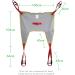 Full Body Mesh Commode Patient Lift Sling Patient Lift Sling with Four Point Support Full Body Transfer Belt Strap Patient Hoist Sling for Nursing Elderly Disabled Weight Capacity 507 lbs A - Buy Online on GoSupps.com