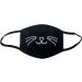 Shop Lulupi Glitter Cat Mouth Protection 3D Printed Washable Cotton Mask - Multifunctional Everyday Face Scarf with Cat & Animal Motif - Buy Online on GoSupps.com