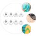 4 Pairs Transparent PU Toe Pads Insoles for Sandals | Self-Adhesive Flip-Flop Toe Protectors & Forefoot Cushions - Buy Online on GoSupps.com