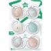 Tommee Tippee Nighttime soother 0-6months 6 pack of glow in the dark soothers with symmetrical silicone baglet Pink Night - Buy Online on GoSupps.com