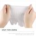 FRCOLOR 2 Pairs Five Toe Half Socks Toeless Socks Heel Moisturizing Socks Toe Separators Socks for Toes Moisturising Socks Moisturizing Half Toe Socks Gelt Feet White Cotton Heel Socks 13.5x8.5cm White - Buy Online on GoSupps.com