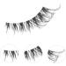 Beatifufu 5 Pairs False Lashes Fake Eyelashes Eye Lash Extension Eyes Lashes Eyelashes Natural Look Makeup Lash False Eyelash Strip Lash Strips Set Transparent Stem Artificial Fiber - Buy Online on GoSupps.com