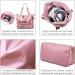 Fancyfree Double Layers Large Travel Tote Bag with Shoes Compartment - Ideal Gym Duffle Bag for Women and Men (Rose Gold) - Buy Online on GoSupps.com