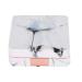 EVTSCAN Contact Lens Case Portable Square Soaking Contact Lens Case with Marble Surface(Rose Gold)