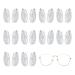 10 pairs nose pads silicone glasses - non -slip glasses pads for glasses and sunglasses - glasses accessories glasses anti -slip - transparent - pressure -reducing accessories for more comfort