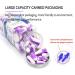 Ultra Soft Foam Earplugs 60 Pairs - 38dB SNR Ear Plugs for Sleeping, Mowing, Shooting - Noise Reduction - Purple/White - Buy Online on GoSupps.com