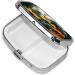 Flowers and Butterfly 2 Compartment Pill Case | Cute Travel Pill Organizer for Purse | Ideal Gift - Buy Online on GoSupps.com