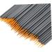 Mikinona 100pcs Eye Makeup Tools White Liquid Eyeliner White Makeup Brushes Eyeliner Brushes Fine Point 15cmX10cm Orange - Buy Online on GoSupps.com