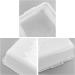 Dehouse 8 L Plastic Small Utility Bus Box 4-Pack White Plastic Tubs - Buy Online on GoSupps.com