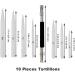 22-Piece Blending Stumps & Tortillions Set with Sharpeners, Extension Tool, and Eraser - Ideal for Student Sketch Drawing - Buy Online on GoSupps.com