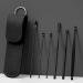 VEFSU 6-Piece Stainless Steel Ear Wax Cleaning Tools Kit - Spiral Design Ear Picks & Remover Set - Buy Online on GoSupps.com