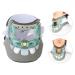 Roll ruff adjustable cervical vertebrae traction device for relieving neck pain maintaining the right posture - light and portable