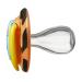 Tomme Tippee Fun Pacifiers - Symmetrical Kiefer-Friendly 18-36 Months 2-Pack (Orange/Yellow) - International Shipping Available - Buy Online on GoSupps.com