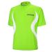 Airtracks men's bicycle jersey short -arm team - bike jersey - jersey - bicycle shirt short arm - bike shirt - bike shirt MTB - breathable - UV protection - quick -drying - zipper - reflectors L neon