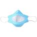 Adult Transparent Lips Solid Disposable Face_Masks 3Ply Earloop Disposable Dust Face Cover Outdoor Face Covering Blue As shown - Buy Online on GoSupps.com