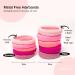 Basic Sense Regular Hair Ties - Premium Cotton Mixed Seamless Elastics Soft & Strong Hold Metal-Free for Daily Comfort Regular Pink M Pink - Buy Online on GoSupps.com