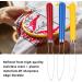 Wire Loop Button Hook Accessories - 6pcs Embroidery Elastic Band Tool for Faster Sewing & Needlework - Ideal Latch Hook Supplies - Buy Online on GoSupps.com