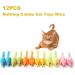 MeoHui Fur Mice Cat Toys 12PCS - Rattling Catnip Cat Toys for Interactive Play | Realistic Size with Rattle Sound | Catnip Filled Mouse Toy for Indoor Cats and Kittens - Buy Online on GoSupps.com
