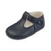 Early Days Baypods Baby Shoes for Boys & Girls Soft Soled Pre Walker Shoes Soft Faux Leather Baby Boys & Baby Girls Shoes B625 T Bar Style Shoe with Hole Punch Made in England 2 UK Child Navy