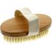 Natural Bristle Dry Skin Body Brush - Exfoliate, Remove Dead Skin, and Stimulate Circulation for Healthy Glowing Skin - Cellulite Treatment - Buy Online on GoSupps.com