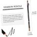 PLAFOPE 16 Pcs Pencil Sharpener Eyebrow Pencil Beauty Eyebrow Pen Eyebrow Pen Pencil Black Wooden - Buy Online on GoSupps.com