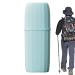 Higyee toothbrush travel case toothbrush cup |Organizer box for toothbrush |Toothpaste holder container toothbrush container for school camping blue