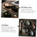 Milisten 5pcs Sauce Dish Creative Sauce Bowl Sauce Plate Dumpling Holder Dish Seasoning Dipping Bowls Food Containers Sushi Dipping Bowl Mini Dish Sub-Plate Japan Round Ceramics - Buy Online on GoSupps.com