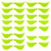 Keboyoe 30 Pieces Silicone Lash Lift Shields Tool Silicone Lash Lift Curlers Pads Lift Pads for Eyelash Perm Reusable Soft Lash Lifting Rods with XS/S/M//L/XL for Eyelash Perming Makeup Tool(Green)