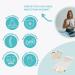 Martneck Acupressure Mat Beige - Coconut Fiber Set with Pillows & Bag | Triangle Spikes for Energy Flow | Yoga Massage & Relaxation | Free App Included - Buy Online on GoSupps.com