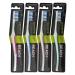 REACH Essential Care Interdental Medium Toothbrush Single Pack x 4 Full Head Hard Bristle Manual Toothbrushes Variety Colors Multipack Daily Oral Enamel Dental Care Medium 4 Count (Pack of 1)