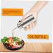 Zerodeko 1pc Stainless Steel Oil Pot Glass Olive Oil Pourer Olive with Spout Salad Glass Terrarium Olive Oil Decanter Steel Oiler Terrariums Vinegar Spout Bottle Dropshipping Kitchen Bottle 18X5.5X5.5CM Silver - Buy Online on GoSupps.com