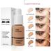 Beauty Concealer Foundation Cache Pores Natural Hydrating Foundation Organic Foundation 30ml (E) - Buy Online on GoSupps.com