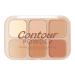 G n rique Cream Concealer Palette Full Coverage Contouring Kit Hydrating Makeup Powder About 9.6g Multi-Shade Cosmetic Set for Daily Wear Night Out Special Events