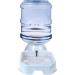 Pet Water Dispenser Station - 1 Gal Replenish Pet Waterer for Dog Cat Animal Automatic Gravity Water Drinking Fountain Bottle Bowl Dish Stand - Buy Online on GoSupps.com