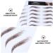 Didiseaon 5pcs Eyebrow Stickers Temporary Brow Tattoos Eyebrow Transfer Stickers Piece of Paper Miss Cosmetic 21x15cm Brown - Buy Online on GoSupps.com