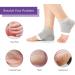 4 Pairs Heel Moisturizing Gel Socks for Dry Cracked Heels - Open Toe Spa Lotion Socks for Men and Women - Buy Online on GoSupps.com