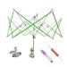 Yarn Swift Yarn Winder Yarn Ball Winder Knitting Yarn Holder for Skeins + 1 Pcs Scissors + 1PCS Adjustable Knitting Loop Crochet + 1PCS Crochet