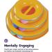 Petstages Cat Tracks Toy - Interactive Fun for Cats - Circle Track with Moving Balls for Hunting and Exercising - Buy Online on GoSupps.com