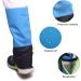 Jamuils Waterproof Gaiters for Kids - Adjustable Breathable Leg Protection for Snow Hiking Hunting & Skiing - Blue - Buy Online on GoSupps.com