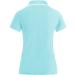 LUYAA Women's Golf Polo Shirt | Short Sleeve Collared V Neck Tunic Top - Light Blue - Buy Online on GoSupps.com