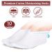10 Pairs Moisturizing Spa Socks for Dry Feet | Cotton Moisture Enhancing Socks | Overnight Cosmetic Moisturizing Socks for Women and Men | White (Blue Dots Pattern) - Buy Online on GoSupps.com