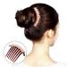 Honbay 2PCS Pearl Crystal Rhinestone Hair Side Combs - Floral Twist Hairpin for Women - Buy Online on GoSupps.com