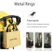 SONARIN Lightweight Small Baby Nappy Changing Shoulder Bag - Waterproof Diaper Bag with Stroller Strap for Short Trips - Large Capacity, Black - Buy Online on GoSupps.com