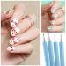 HuiDao 5Pcs Nail Art Dotting Tools & Silicone Brush Set - Dual Head UV Gel Painting Pen & Clay Sculpting Drawing Tools (Blue) - Buy Online on GoSupps.com