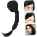 Angoily Hand Braided Braided Wig Girls Braid Extensions Braid Wig Long Braided Ponytail Synthetic Braided Ponytail Extension Fake Ponytail for Women High Temperature Wire Modeling - Buy Online on GoSupps.com