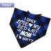 Mother's Day Dog Bandana Set - Plaid Triangle Scarf with Mom's Favorite and I Only Love My Bed Patterns in Red & Blue - Buy Online on GoSupps.com