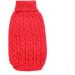 Warm Small Dog Sweater & Cat Sweatshirt | Cozy Pet Clothing for Small Dogs & Kittens - Red L - Buy Online on GoSupps.com