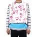 FUSHIDA Adult Bib Waterproof Bibs For Adults Adult Clothing Protector PVC Waterproof Layer and Cotton Cloth Material Elegant Mealtime Printing Flower Bibs(Pink Peach Blossoms FYH520-CA) - Buy Online on GoSupps.com
