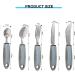 Adaptive Utensils (5-Pieces) Adaptive Utensils for Elderly Arthritis Parkinsons and Handicapped Stainless Steel and Dishwasher Safe - Grey - Buy Online on GoSupps.com