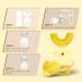Kids U-Shaped Soft Silicone Toothbrush for Age 2-6 | 360 Oral Teeth Cleaning | Yellow Cake Design - Buy Online on GoSupps.com
